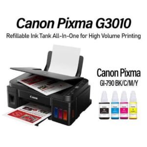 Best Budget Colour Printer In India : Canon PIXMA MegaTank G3010 All-in-One Wireless Ink Tank Colour Printer