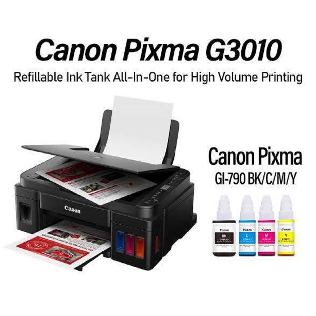 You are currently viewing Best Budget Colour Printer In India : Canon PIXMA MegaTank G3010 All-in-One Wireless Ink Tank Colour Printer