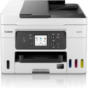 Canon MAXIFY GX4070 All in One WiFi Inktank Printer with FAX (Upto 6000 Mono Prints and 14000 Colour Prints) for Office